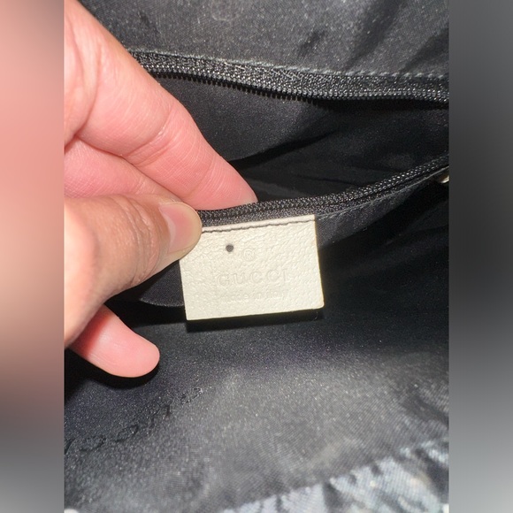 Vintage GUCCI Jackie Leather Handbag Silver Hardware - Picture 6 of 11